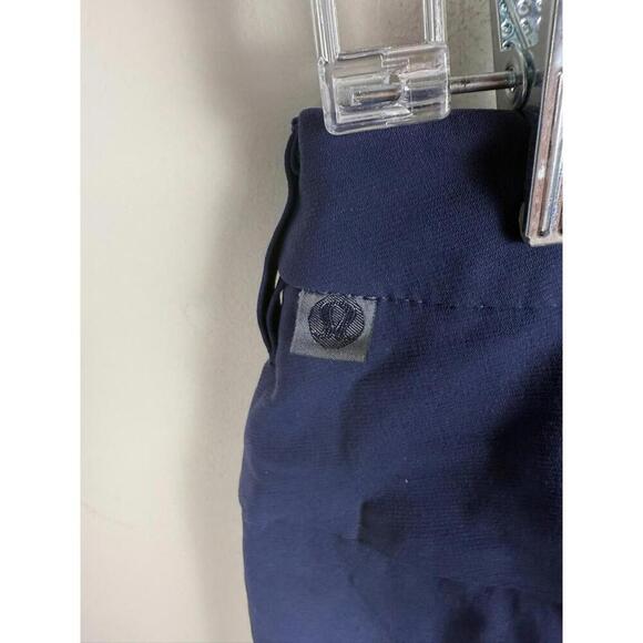 Lululemon Commission Shorts 32 Golf Chino Nylon Stretch Blue Casual - Picture 3 of 6